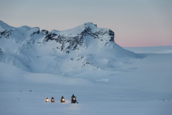 Snowmobiling