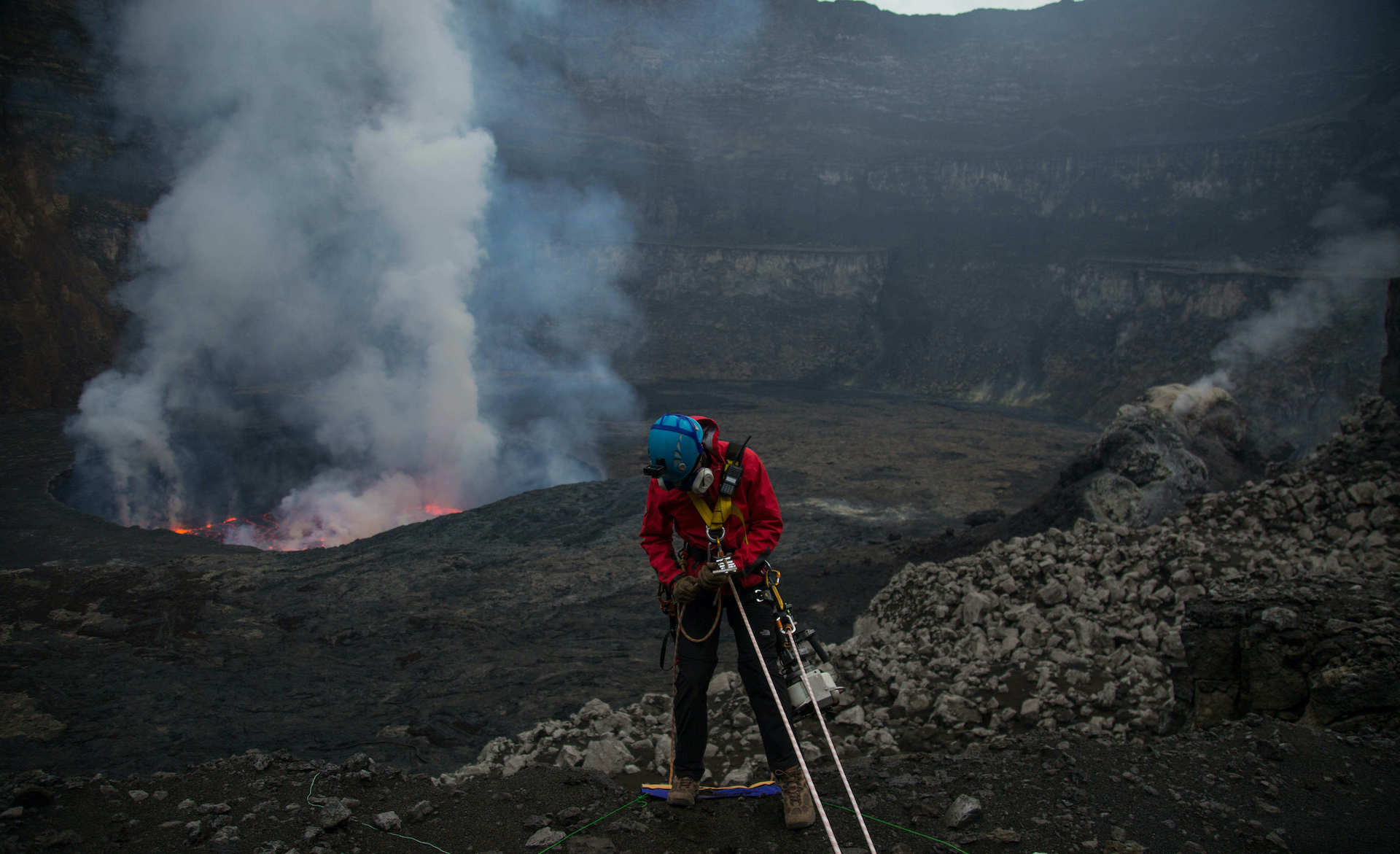 Sleep on the Rim of an Active Volcano