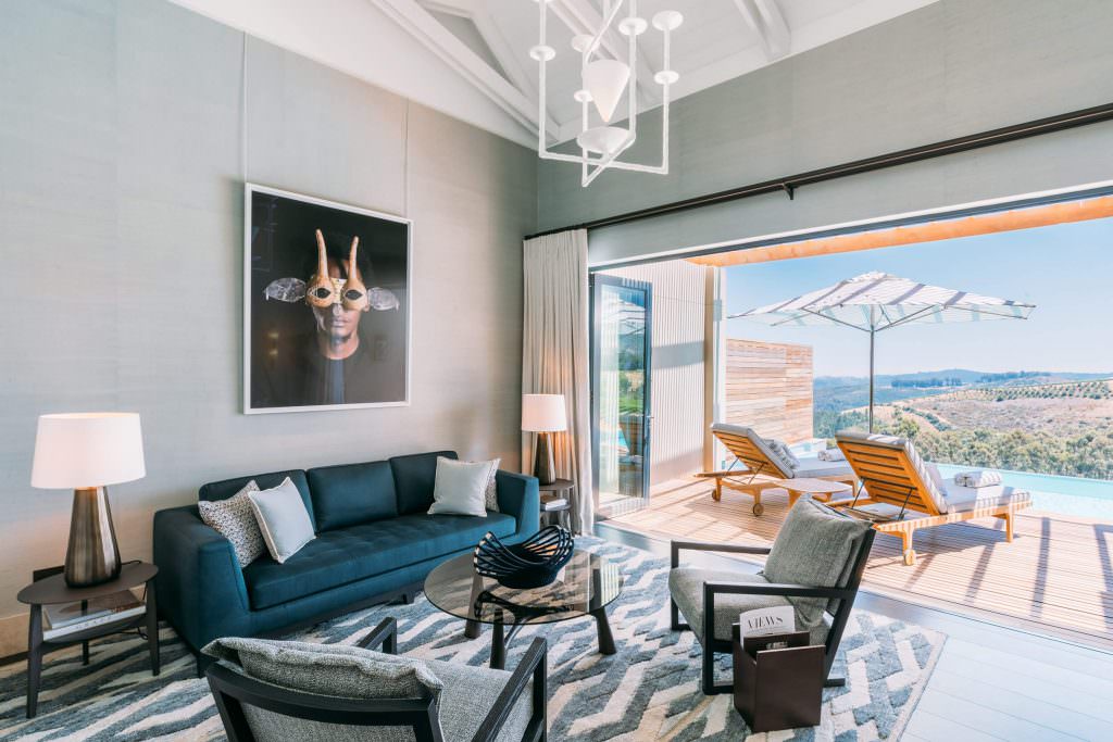 Delaire Graff Estate - Superior Lodge lounge Delaire Graff Estate - Superior Lodge lounge