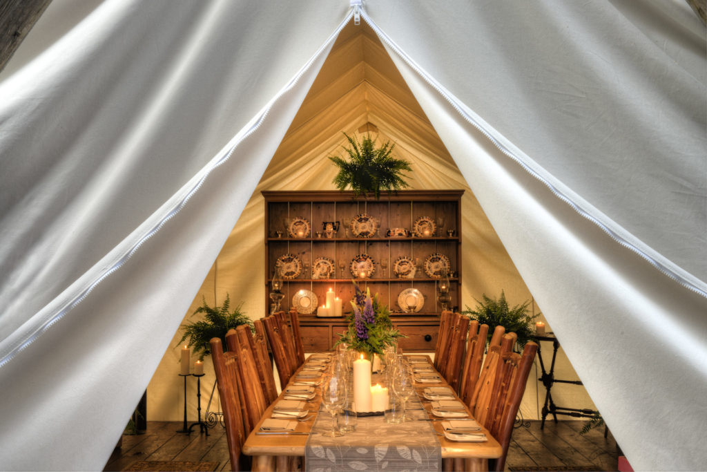 Clayoquot Wilderness Resort Bistro Dining Tent_Photo by Bryan Stockton