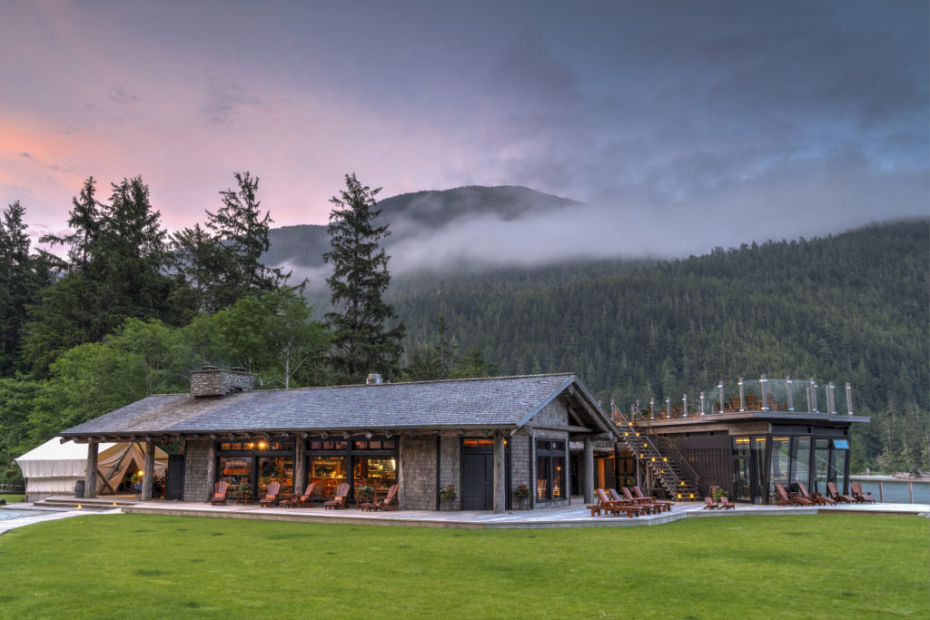 Clayoquot Wilderness Resort Cookhouse and Ivanhoe Waterfront Lounge_Photo by Bryan Stockton