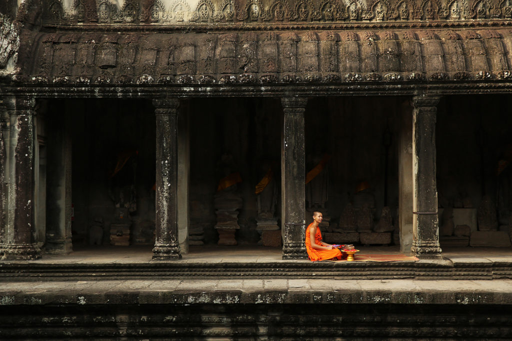 Amansara, Cambodia - Activities, Angkor Wat - Novice Monk