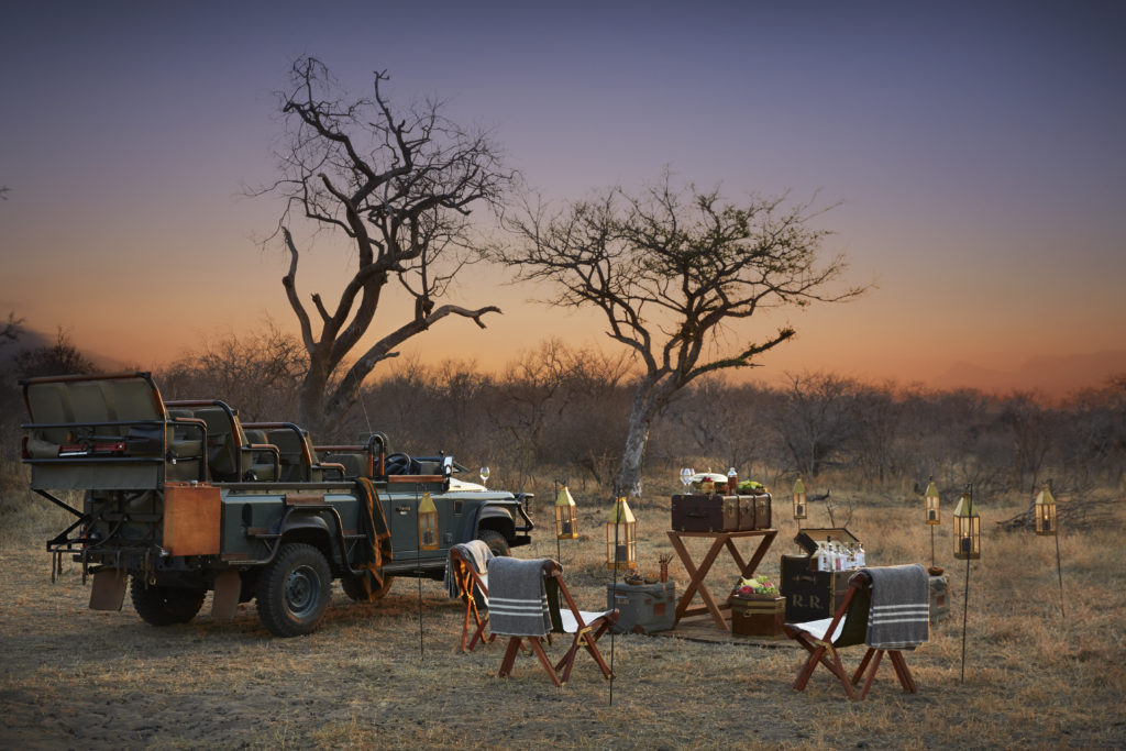 luxury safari game drive at sunset best african luxury safaris