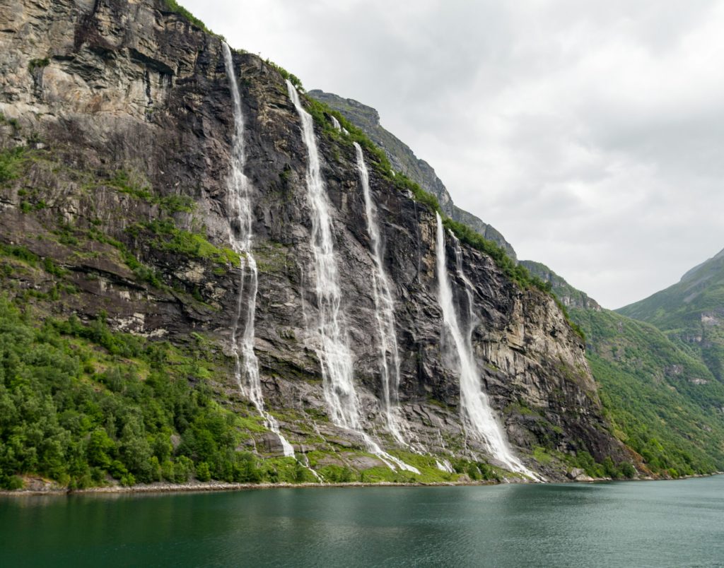 Norway - Seven Sisters Waterfall, Geirangerfjord Seven Sisters Waterfall, Geirangerfjord
